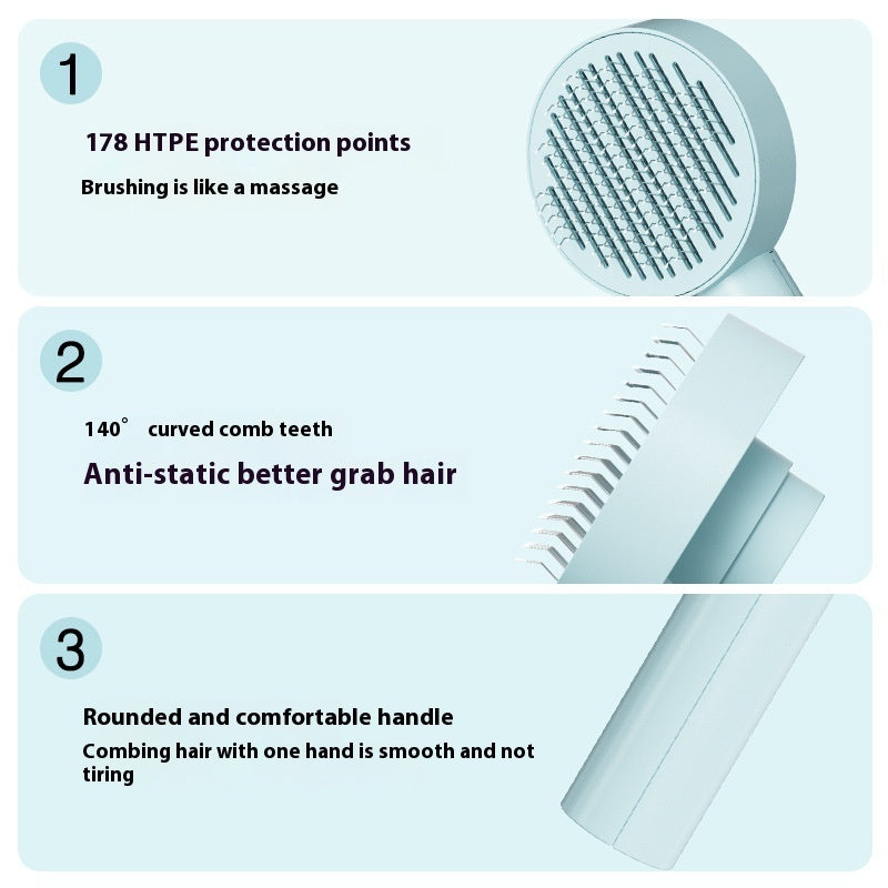PawLush™ – Self-Cleaning Brush for Cats & Dogs