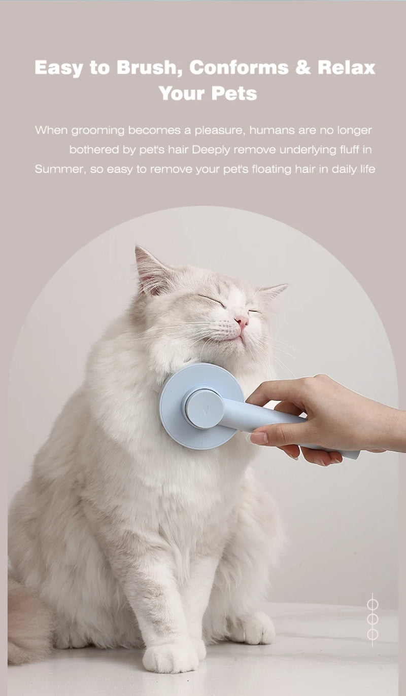 PawLush™ – Self-Cleaning Brush for Cats & Dogs