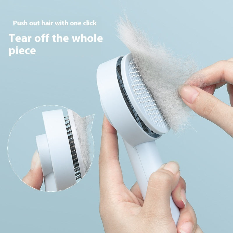 PawLush™ – Self-Cleaning Brush for Cats & Dogs